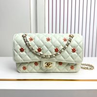 Mint Green Floral Embroidery