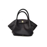 Black leather small size custom-made