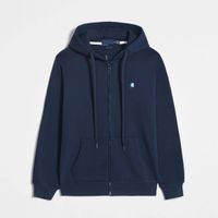 9#blue zip up with blue logo