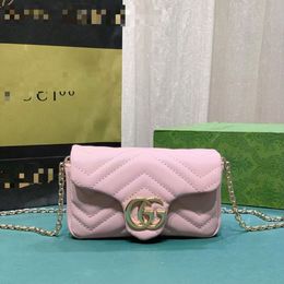 Luxury Designer Bag Classic Versatile Single-Shoulder Crossbody Handbag for Women GG Marmont Bag