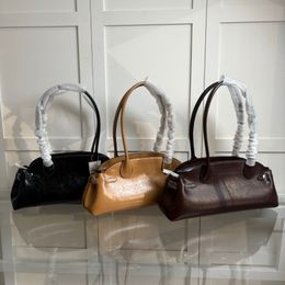 Coach New Luxury Designer Women Empire34 Bowling Shoulder Underarm Baguette Large Capacity Commuter Handheld Tote Bag