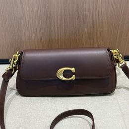 Coach JET baguette vintage-style handbag, shoulder underarm bag fashionable versatile crossbody bag for women