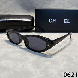 Designer Sunglasses for women cc oval frame Sunglasses chan Womens fashion sunglasses Luxury Sunglasses Eyewear Mens eyeglasses Lunette de Soleil Sun Glasses Box