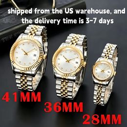 watch orologio Automatic Mechanical Watches Men Big Magnifier 41mm/36mm Stainless steel Sapphire Mens Watches Male Wristwatches Luminous