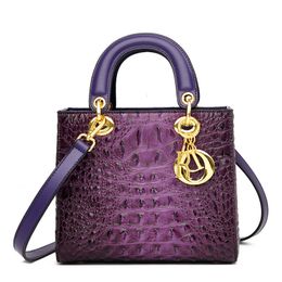 Luxury Hot Crocodile Pattern Designer Fashion Classic FlapBag Retro Trend Single Shoulder Cross body Bag for Women