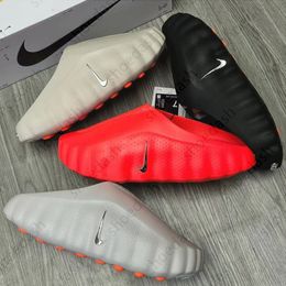 Designer Mind 001 002 Running for Men Women Pre-match Tech Comfortable Slippers Bone Solar Red Black Chrome Light Smoke Grey Fashion Shoes top quality