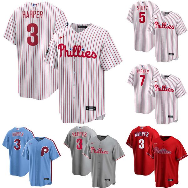 Men's Philadelphia Phillies Bryce Harper White Home Replica Player Name Jersey