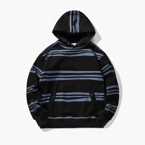 Topstoney Designer Hoodies Spring Mens Striped Hoodie Cotton Super Large Hoodie Long Sleeve Street Clothing Fashion Top Jumper